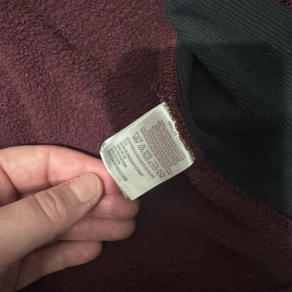 Vans Maroon and Black Hoodie - Picture 4 of 6